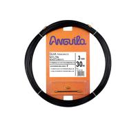 Anguila | Guida Passacavi | Terminali Intercambiabili | Monofilamento | Nylon | Colore Nero | Diametro 3 mm | 30 metri
