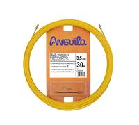 Anguila - Passacavo, fibra autoenergetica, da 3,5 mm, 30 m, colore giallo