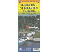 ANGUILLA & ST MARTIN TRAVEL REFERENCE MAP