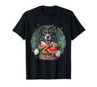 Anguria Cane Animale Arte Cane Amante Del Cane Anguria Frutta Disegno Maglietta
