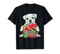 Anguria Cane Animale Arte Cane Amante Del Cane Anguria Frutta Disegno Maglietta
