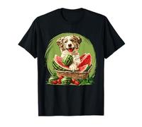 Anguria Cane Natura Disegno Amante Del Cane Frutta Amanti Degli Animali Maglietta