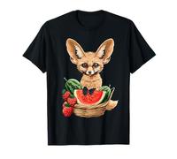 Anguria Fennec Volpe Angurie Frutta Fragole Disegno Maglietta
