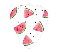 Anguria frutta fresca 12 pezzi cubi per chitarra, 3 spessore contiene 0,46 mm, 0,71 mm, 0,96 mm, con scatola di immagazzinaggio