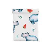 Anguria ippopotamo carino acquerello, Spremere il portafoglio superiore da donna Borsa portaoggetti Piccola portamonete Portamonete