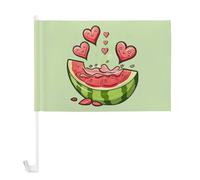 Anguria Melone Frutta Bandiera 30x45cm Auto Bandiere Finestra Banner Cartello Per Donne Uomini