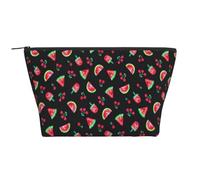 Angurie Ciliegie Nere, Borsa da toilette Borsa per trucco Borsa per cosmetici Borsa da toilette da viaggio portatile