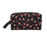 Angurie Ciliegie Nere, Borsa per il trucco Borsa per cosmetici Borsa da viaggio portatile da viaggio Borsa per trucco Organizer