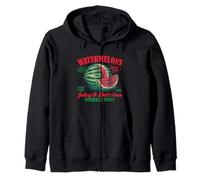 Angurie Juicy Delicious Sweet Anguria Retro Grafica Felpa con Cappuccio