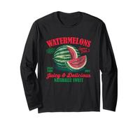 Angurie Juicy Delicious Sweet Anguria Retro Grafica Maglia a Manica