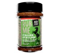 Angus & Oink | Italian Stallion BBQ Condimento Rub | Ispirato ai sapori del Nord Italia | Perfetto per bistecca, agnello e pizza | 220 g
