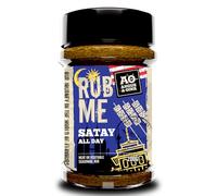 Angus & Oink Rub Me Peanut Free Satay Indonesiano Condimento Strofinare 1kg Pod
