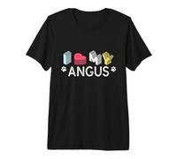 Angus Personalizzato Dog Name Angus Pet Lover Maglietta Premium