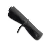 Angus Stoke Borsa per coltelli da cucina - Rullo per coltelli in pelle premium grande - Borsa per coltelli da cucina per cuochi - Custodia da cucina Noah, Nero , 40 x 38 cm