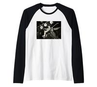 Angus Young ACDC Back Street Crawler Tour da Cazzo Barnatt Maglia con Maniche Raglan