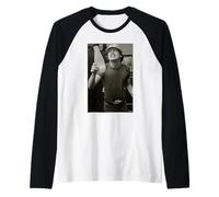 Angus Young ACDC Thunderstruck Chitarrista di Dick Barnatt Maglia con Maniche Raglan