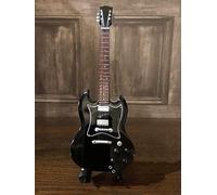 ANGUS YOUNG - Replica GIBSON SG BACK IN BLACK - chitarra in miniatura