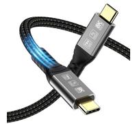 Angusplay Cavo Thunderbolt 4 USB C 2M, Cavo USB4 40Gbps, PD 100W 8K 60Hz Video, Compatibile con Thunderbolt 4/3/USB 4/3, Tipo C, per iPhone 15 Pro Max/Mac MacBook Pro/SSD eGPU