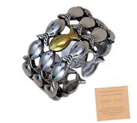 Angyape Anello Nuota Contro la Corrente, Anello Regolabile in Rame Antiossidate per Figlia, Gioielli Ispiratori per Donne e Uomini, Adjustable, Metallo, Nessuna pietra preziosa