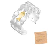 Angyape Nuota contro la corrente, anello regolabile in rame antiossidante per figlia, gioielli ispiratori per donne e uomini, Adjustable, Metallo, Nessuna pietra preziosa