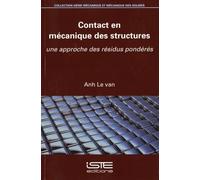 Anh Le Van Contact en mécanique des structures (Tascabile)