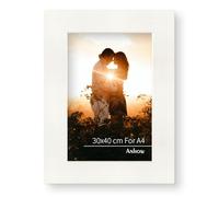 Anhow Passepartout 30x40 cm, Passepartout Beige per Formato Immagine 20x30 cm / A4 Passe-partout Cartoncino per Foto, Dipinti, Stampe Artistiche - Beige / 1,5 mm