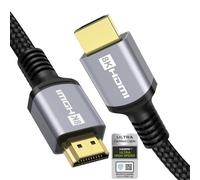 Anhuicco - Cavo HDMI 2.1 4K, 8K, HDR, certificato, 1,5 m, 48 Gbps, 60Hz, 144Hz, 240 Hz, ALLM, VRR FreeSync, Dolby ARC, eARC, HDR10+HDCP 2.3, supporta PS5 Xbox, soundbar, Real 8K, Fire TV