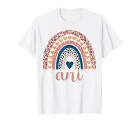 ANI T-Shirt ANI Nome Compleanno Camicia Regalo Maglietta, Uomo, Bianco, 4XL
