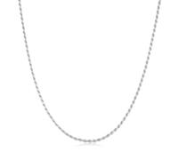 ANIA HAIE Collana da donna Chic Creator Rope Twist Chain Necklace in argento sterling 925, lunghezza 40 cm + estensione di 5 cm, confezione regalo inclusa