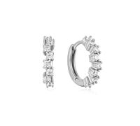 ANIA HAIE EDIT EAR - Orecchini a cerchio da donna, in argento Sterling 925, con 16 zirconi, dimensioni: 11,5 mm, confezione regalo inclusa