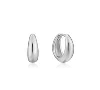 ANIA HAIE Luxe Minimalism Huggie Hoop - Orecchini da donna in argento Sterling, lunghezza 11 mm, confezione regalo inclusa
