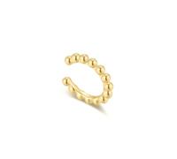 ANIA HAIE Orecchini aperti in argento Sterling placcato oro 14 carati con perle in argento sterling 14 carati diametro 8,5 mm con confezione regalo