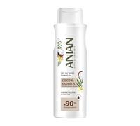 ANIAN - Gel da bagno cocco e vaniglia, 750 ml, pulisce e idrata la pelle, nutre senza lasciare sensazione grassa, aroma di vaniglia, per tutti i tipi di pelle, +90% ingredienti di origine naturale