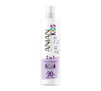 ANIAN KIDS - Shampoo per bambini, 400 ml, shampoo e balsamo 2 in 1, pulizia profonda senza irritazione, facilita la pettinatura e disaggrega i capelli, morbidezza e lucentezza
