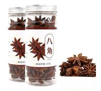 Anice Stellato Intero, 120g, Bacche Naturali, Vegano, Senza Glutine e OGM. Essiccato al Sole, Per Cucinare, Cuocere al Forno e Tè