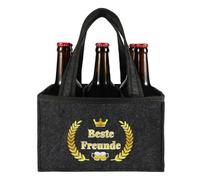 Anicy Regali per il compleanno degli uomini, personalizzati, di birra, borsa, Migliori amici, Beste Freunde, casual