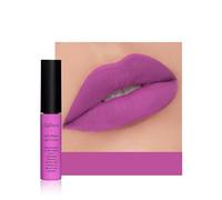 Anifer Velluto opaco rossetto liquido trucco di lunga durata e usura impermeabile, non Stick Cup Lip Gloss, (colore viola 606)