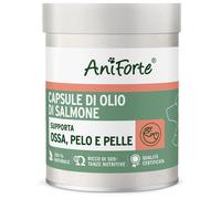 AniForte Omega 3 Capsule di olio di salmone per cani e gatti 200 Capsule Natura