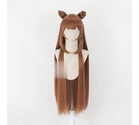 Anihut Tate no Yuusha no Nariagari Raphtalia Parrucca cosplay con ORECCHIE Marrone dritto Parrucca di The Rising of the Shield Hero + Parrucca Cap One Size come da foto