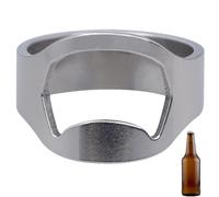 Anillo Abridor De Botellas - Herramienta De Bar Creativa | Abridor De Cerveza En Forma De Anillo De Dedo, Acero Inoxidable Resistente, Ideal Para Fiestas, Cocina, Bar Y Reuniones Sociales