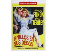 Anillos En Sus Dedos (Import Dvd) (2010) Henry Fonda; Gene Tierney; Rouben Mam