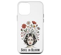 Anima Fiori Donna Calma Mente Pacifica Arte Floreale Custodia per iPhone 12 mini