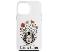 Anima Fiori Donna Calma Mente Pacifica Arte Floreale Custodia per iPhone 13 Pro Max