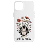 Anima Fiori Donna Calma Mente Pacifica Arte Floreale Custodia per iPhone 14 Plus