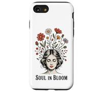 Anima Fiori Donna Calma Mente Pacifica Arte Floreale Custodia per iPhone SE (2020) / 7/8