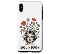 Anima Fiori Donna Calma Mente Pacifica Arte Floreale Custodia per iPhone XS Max