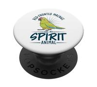 Anima gemella con ara dalla fronte rossa PopSockets PopGrip Adesivo