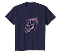 Anima preistorica Dinosaur Arte fossile per Gli Appassionati di paleontologia Maglietta, Bambini, Navy, 6 Anni