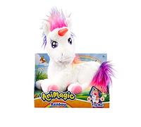Animagic: Rainbow The Glowing Unicorn Interactive Unicorn Plush with a Magical