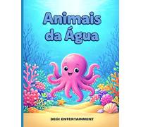 Animais da Água: Livro de Colorir Educativo para Crianças